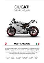 متال پوستر موتور طرح Ducati 899 Panigale کد L2258