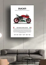 متال پوستر موتور طرح Ducati 1299 Panigale R Final Edition کد L2260 - Image 6