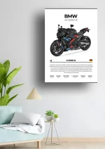 متال پوستر موتور طرح BMW M1000RR کد L2261 - Image 2