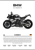 متال پوستر موتور طرح BMW M1000RR کد L2262