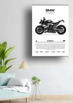 متال پوستر موتور طرح BMW M1000RR کد L2262 - Image 2