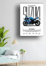 متال پوستر موتور طرح Suzuki GSX-R1000R کد L2268 - Image 2