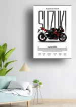متال پوستر موتور طرح Suzuki GSX-R1000R کد L2269 - Image 2
