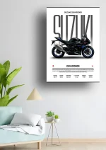 متال پوستر موتور طرح Suzuki GSX-R1000R کد L2270 - Image 2