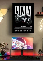 متال پوستر موتور طرح Suzuki GSX-R1000R کد L2274 - Image 2