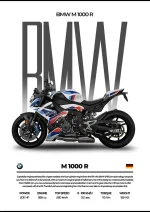 متال پوستر موتور طرح BMW M1000 R کد L2287