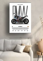 متال پوستر موتور طرح BMW M1000 R کد L2287 - Image 2