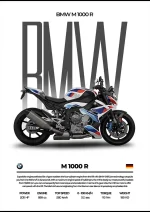 متال پوستر موتور طرح BMW M1000 R کد L2289