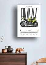 متال پوستر موتور طرح BMW M1000RR کد L2293 - Image 2