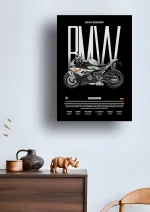 متال پوستر موتور طرح BMW S1000RR کد L2297 - Image 2