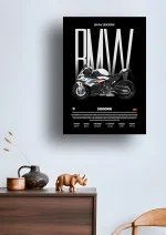 متال پوستر موتور طرح BMW S1000RR کد L2299 - Image 2