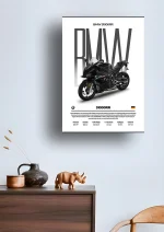 متال پوستر موتور طرح BMW S1000RR کد L2300 - Image 2