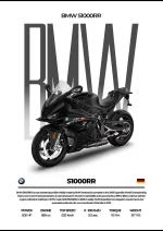 متال پوستر موتور طرح BMW S1000RR کد L2300